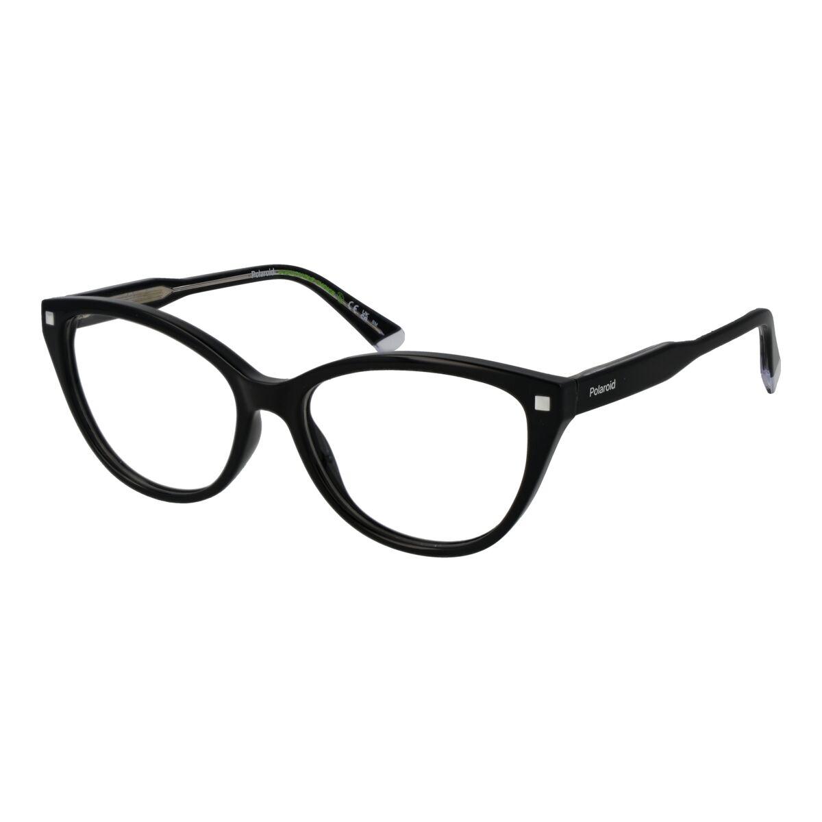 Polaroid brillestel PLD D493 55807 - dame, sort cateye