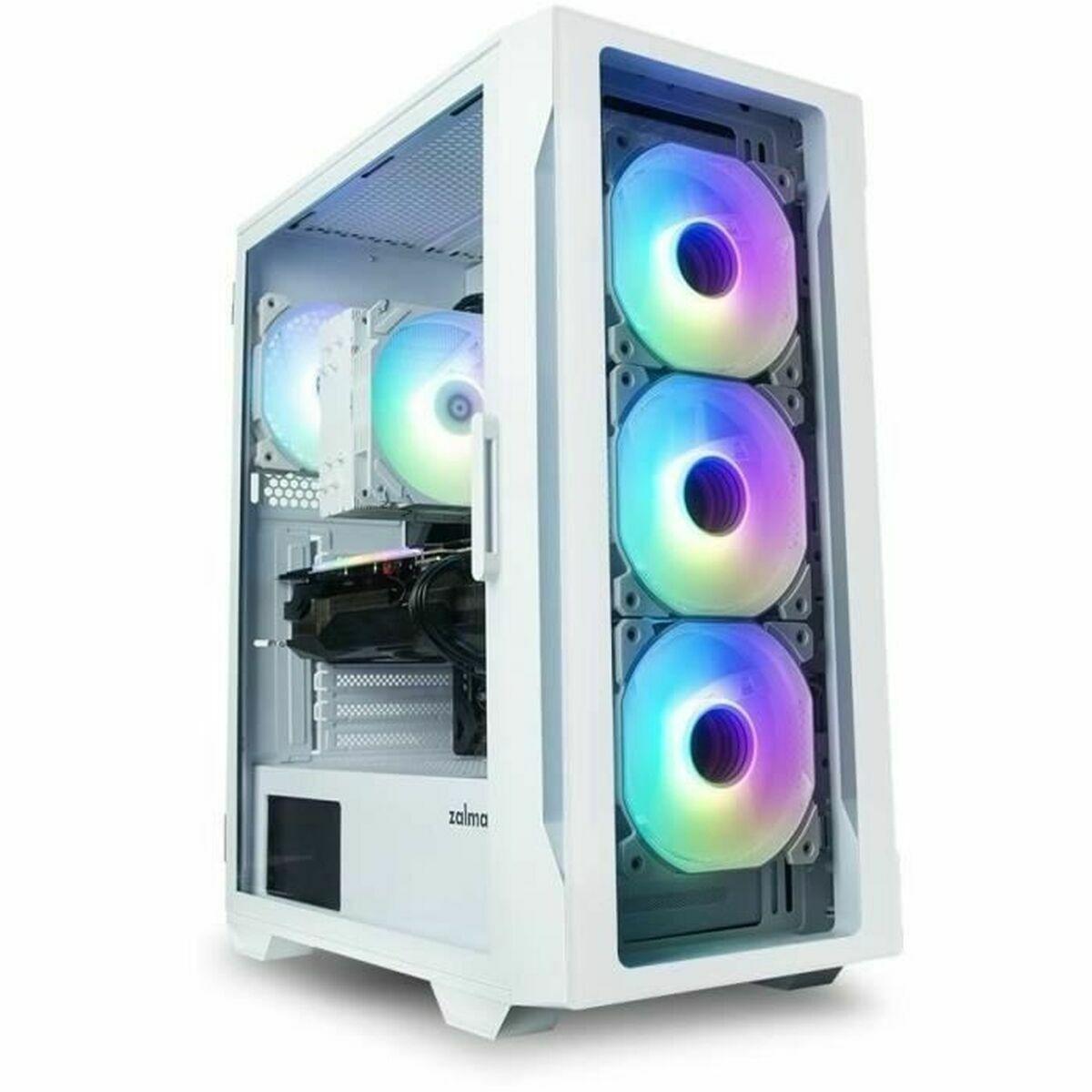 Zalman I3 NEO TG WHITE - ATX midi‑tower kabinet, hvid
