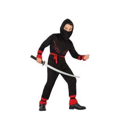 Kostume til børn Ninja 5-6 år