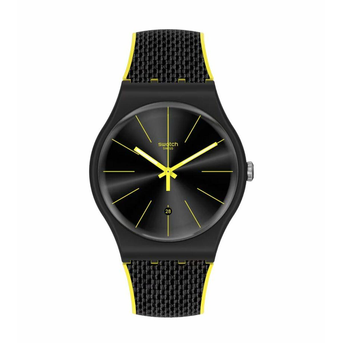Swatch herreur SUOB406 - sort (Ø 41 mm)