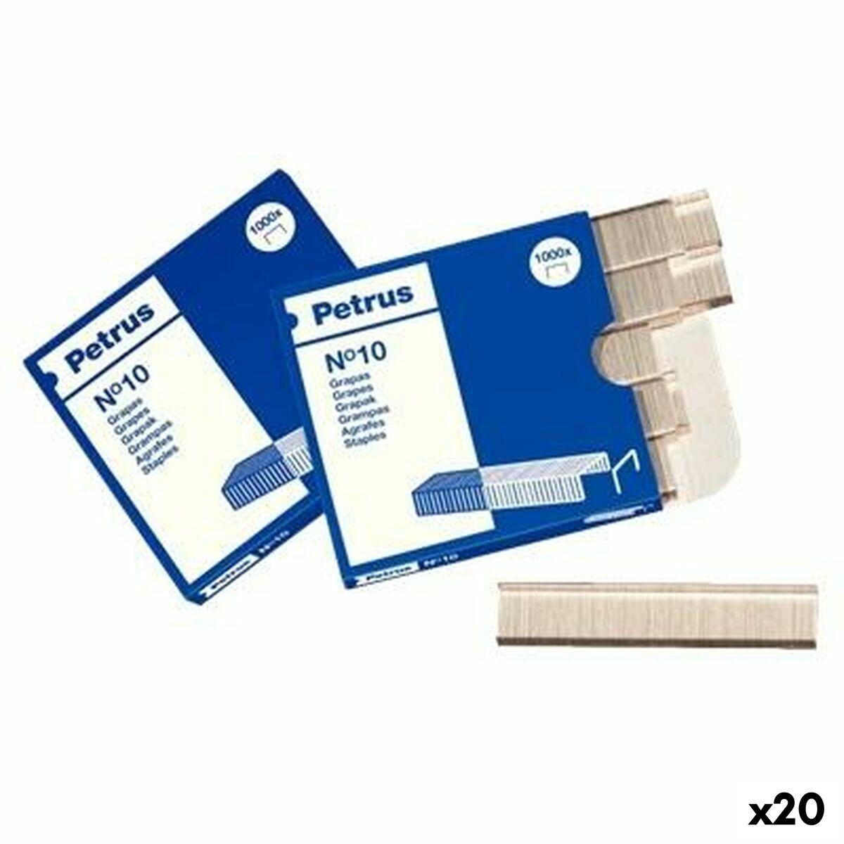 Petrus hæfteklammer Nº10, 4 mm - 20 enheder
