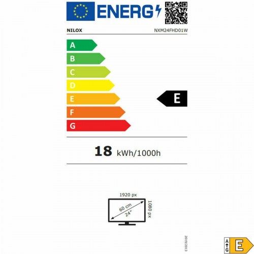 Nilox NXM24FHD1201W 23,8" skærm - Full HD, 120 Hz, hvid