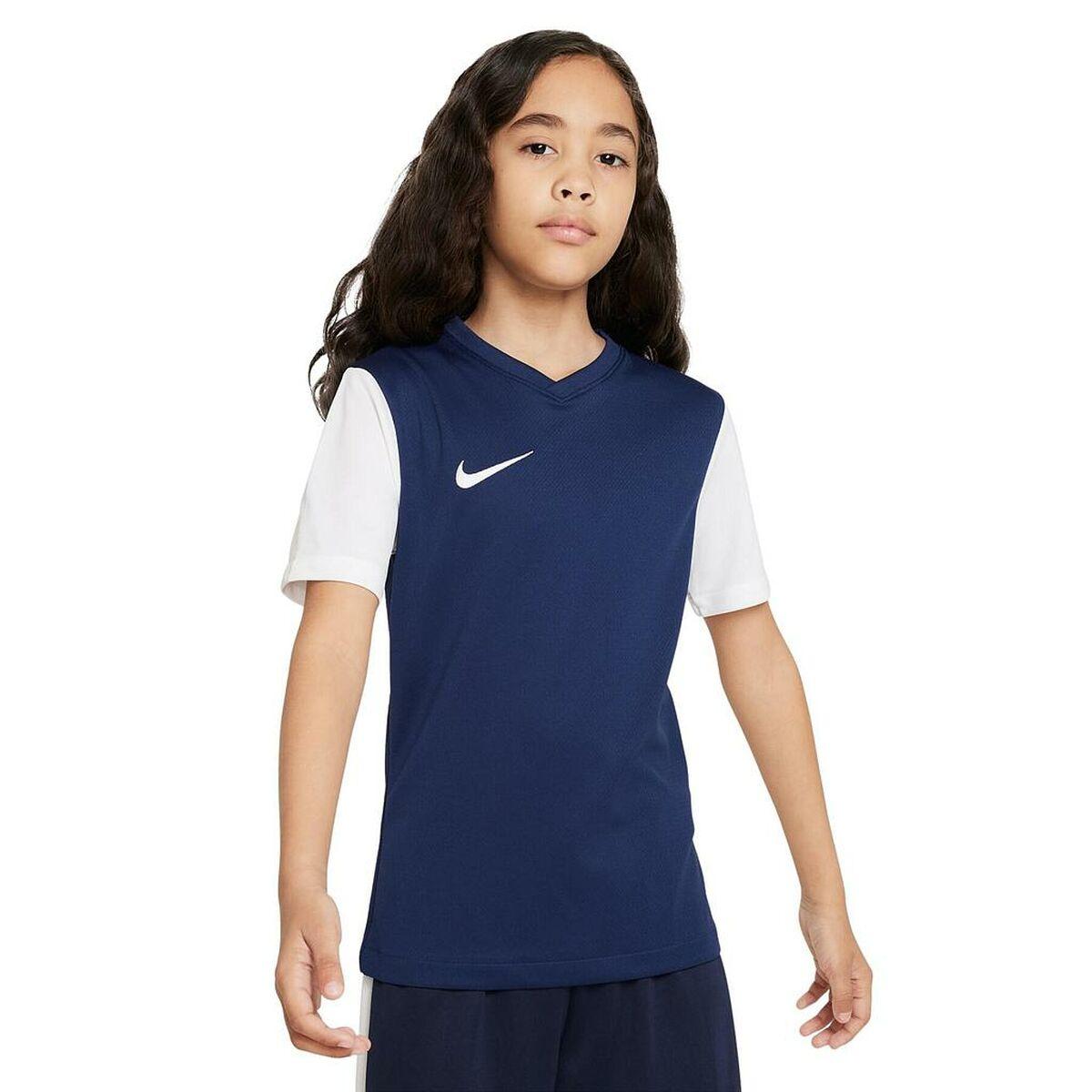 Nike Tiempo Premier 2 T-shirt til børn, marineblå - 12 år