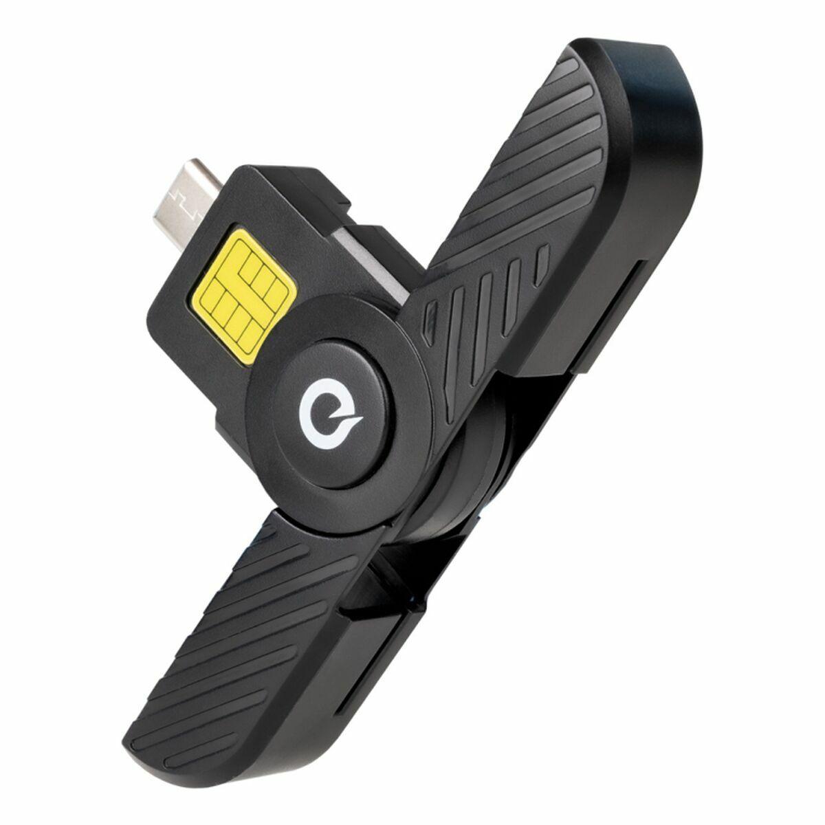 TooQ TQR-3011B smart kortlæser - USB 2.0, Sort