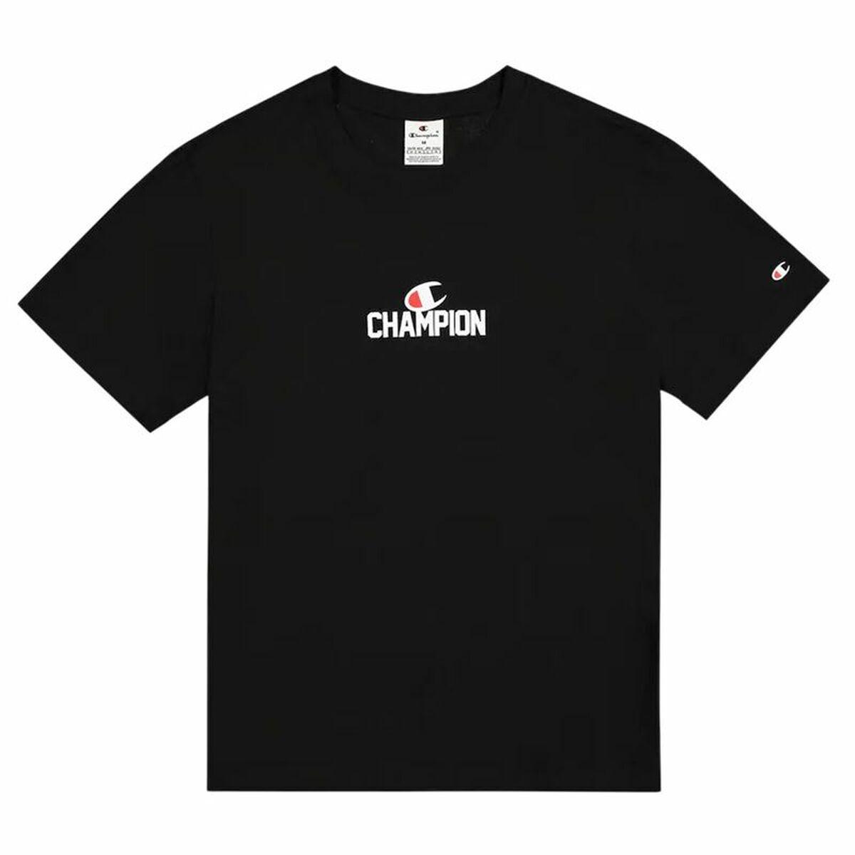 Champion SS kortærmet T-shirt til mænd - Sort (L)