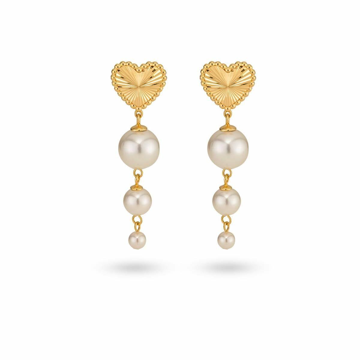 24KAE 42428Y øreringe til kvinder - gyldne