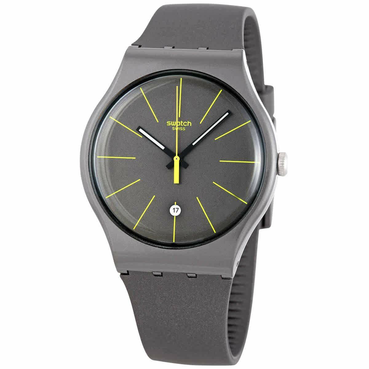 Swatch Herreur CHARCOLAZING - armbåndsur til mænd (Ø 41 mm)