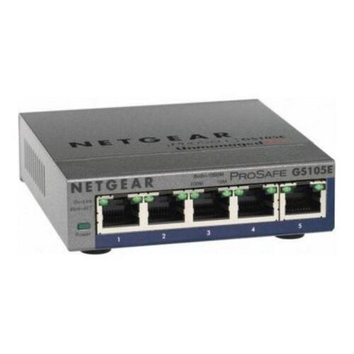 Switch til desktop Netgear GS105E-200PES 5P Gigabit RJ45