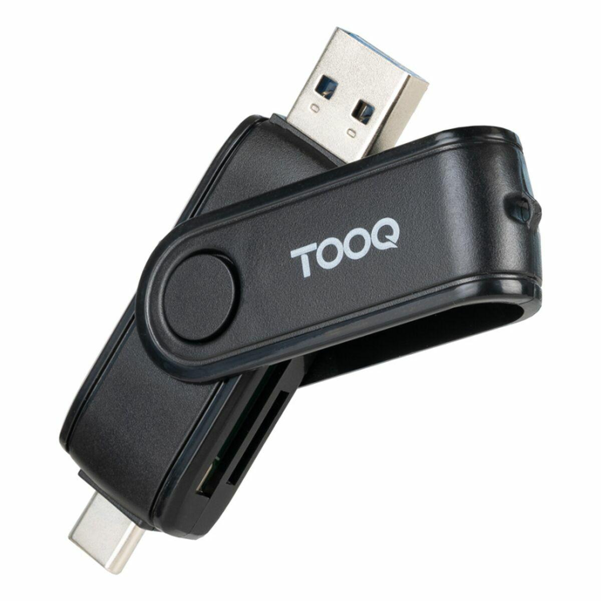 TooQ TQR-3003B kortlæser - USB 3.0, Micro SD, sort