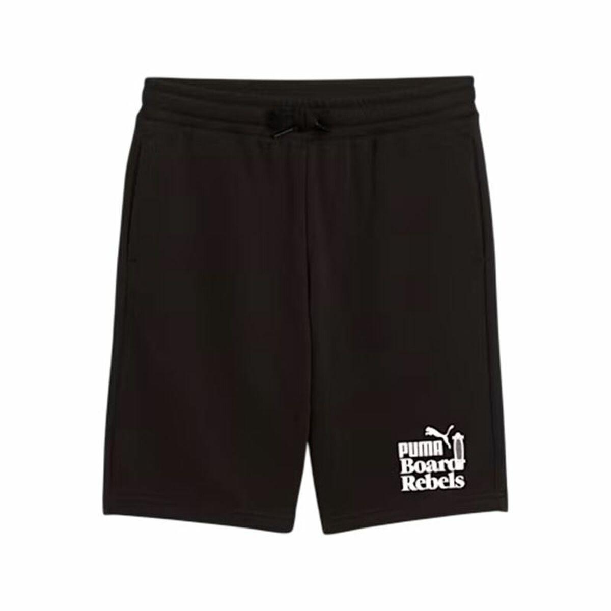 Puma Mid90S sportsshorts til børn - sort (7-8 år)