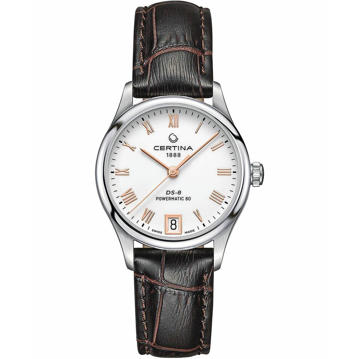 Certina dameur C0332071601300 - automatisk armbåndsur i læder