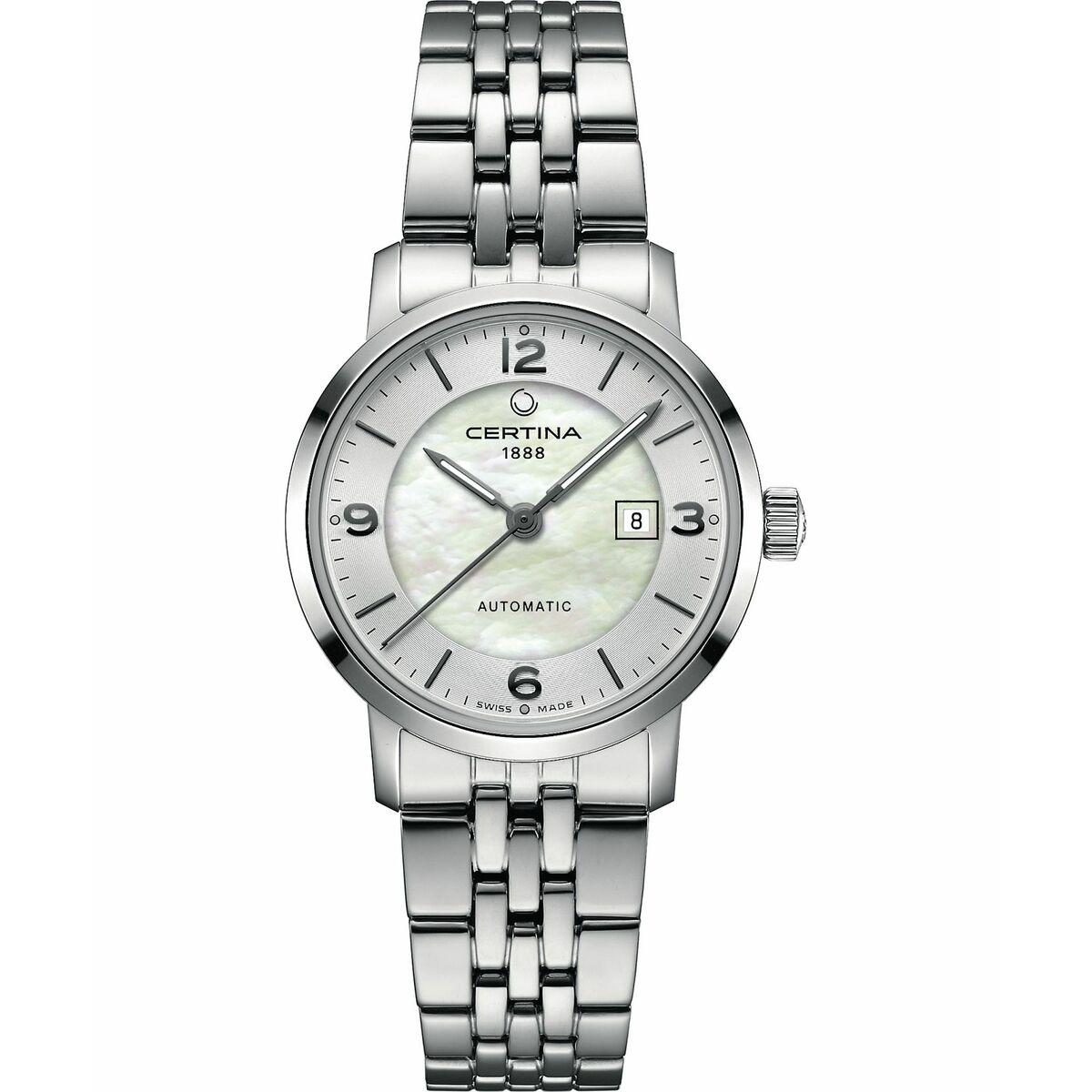 Certina dameur C035.007.11.117.00 - automatisk armbåndsur i rustfrit stål