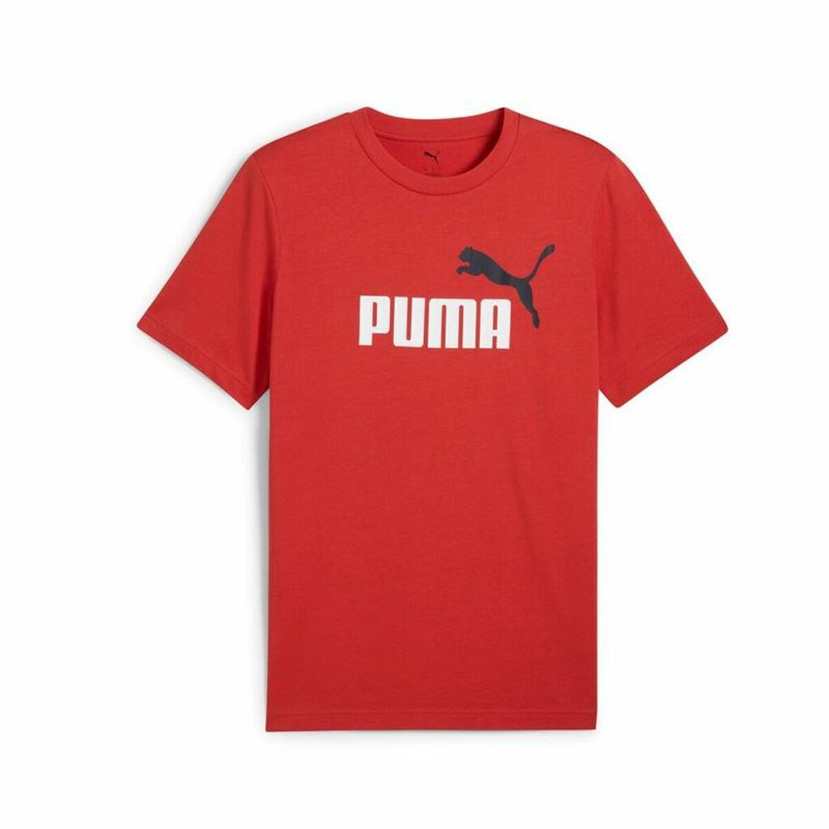 Puma Essentials kortærmet T-shirt til mænd - Rød (L)