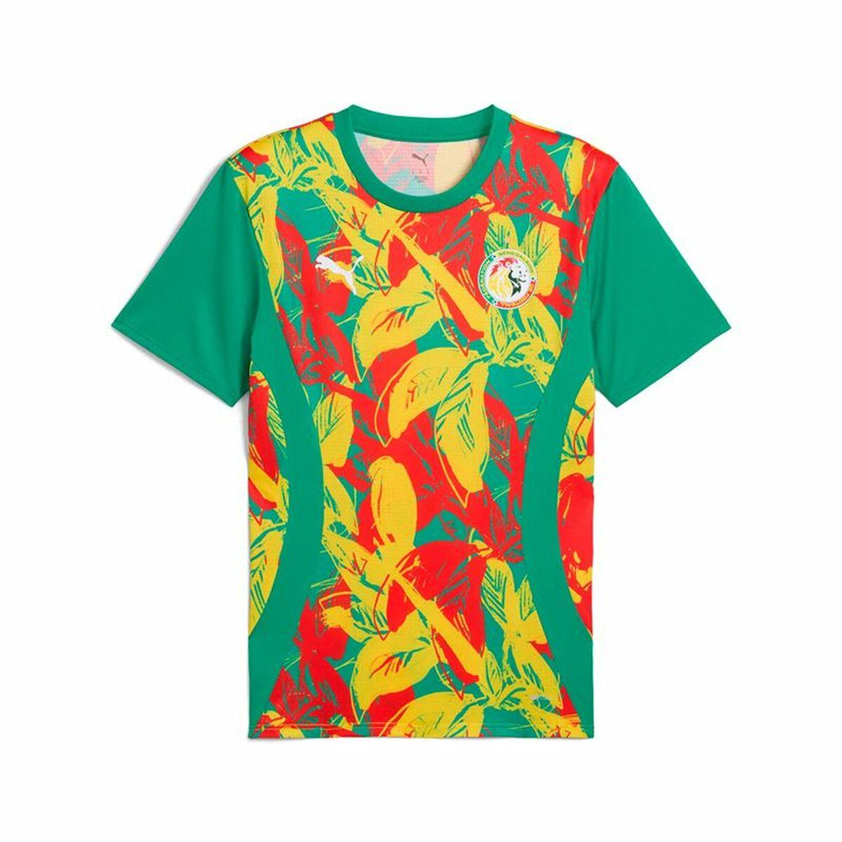 Puma Senegal Prematch kortærmet fodboldtrøje til mænd - Grøn (XL)