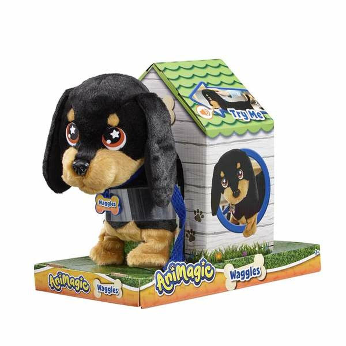 Interaktiv hund Bizak Waggles - interaktivt kæledyr, multifarvet