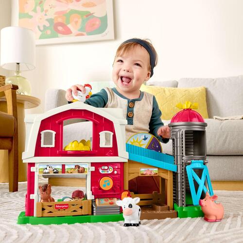 Fisher-Price Little People bondegård - actionfigurer med lydeffekter