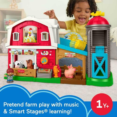 Fisher-Price Little People bondegård - actionfigurer med lydeffekter