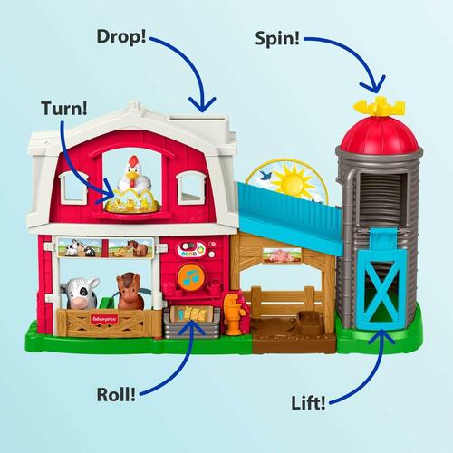 Fisher-Price Little People bondegård - actionfigurer med lydeffekter