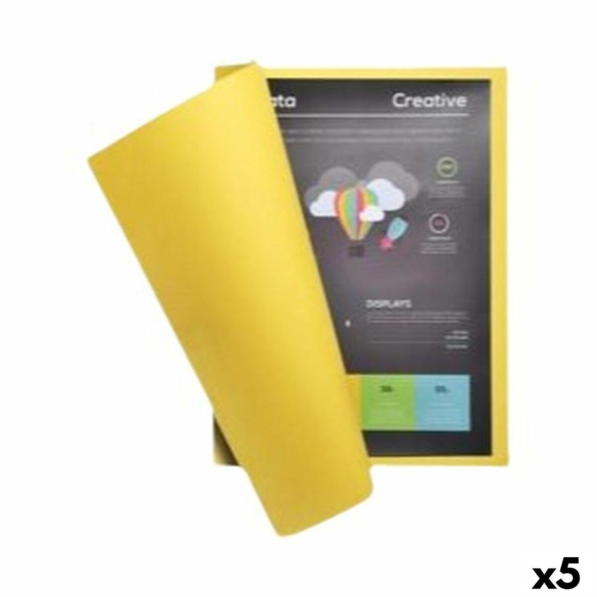 Exacompta ROCK undermapper - Gul A4, 100 stk. (pakke med 5)