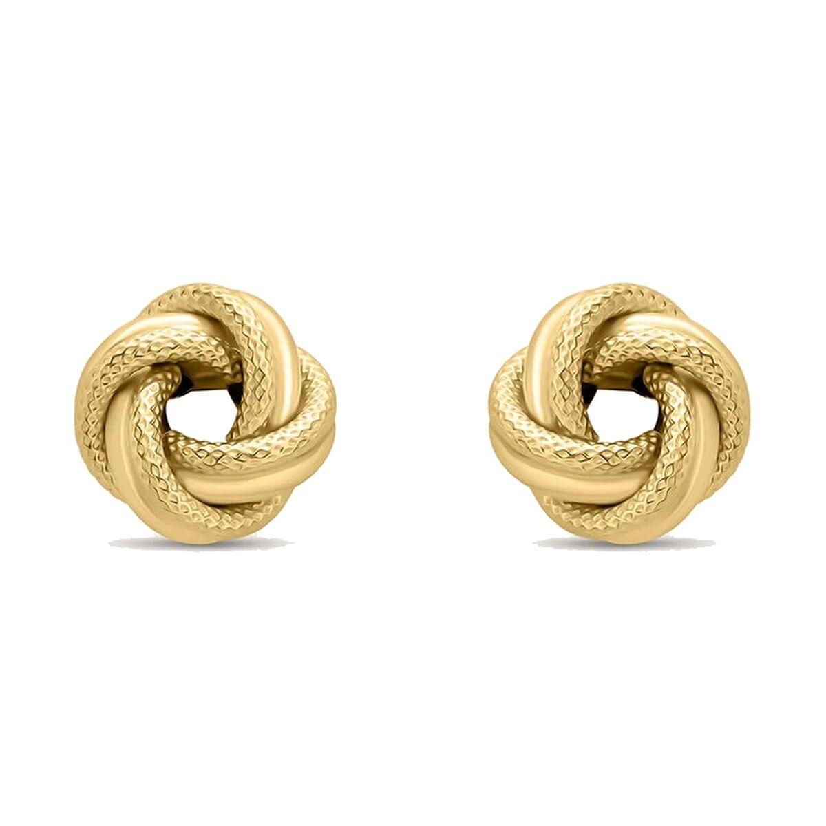 Stroili øreringe til kvinder 1413352 - gyldne knude-studs