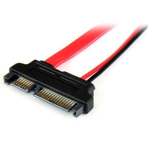 SATA-kabel StarTech SLSATAADAP6 - 6 Gbps, rød