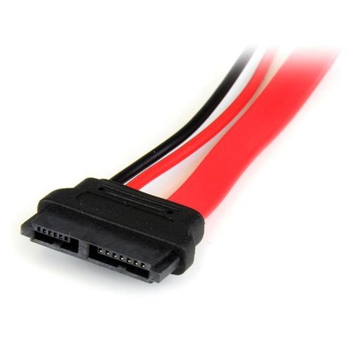SATA-kabel StarTech SLSATAADAP6 - 6 Gbps, rød