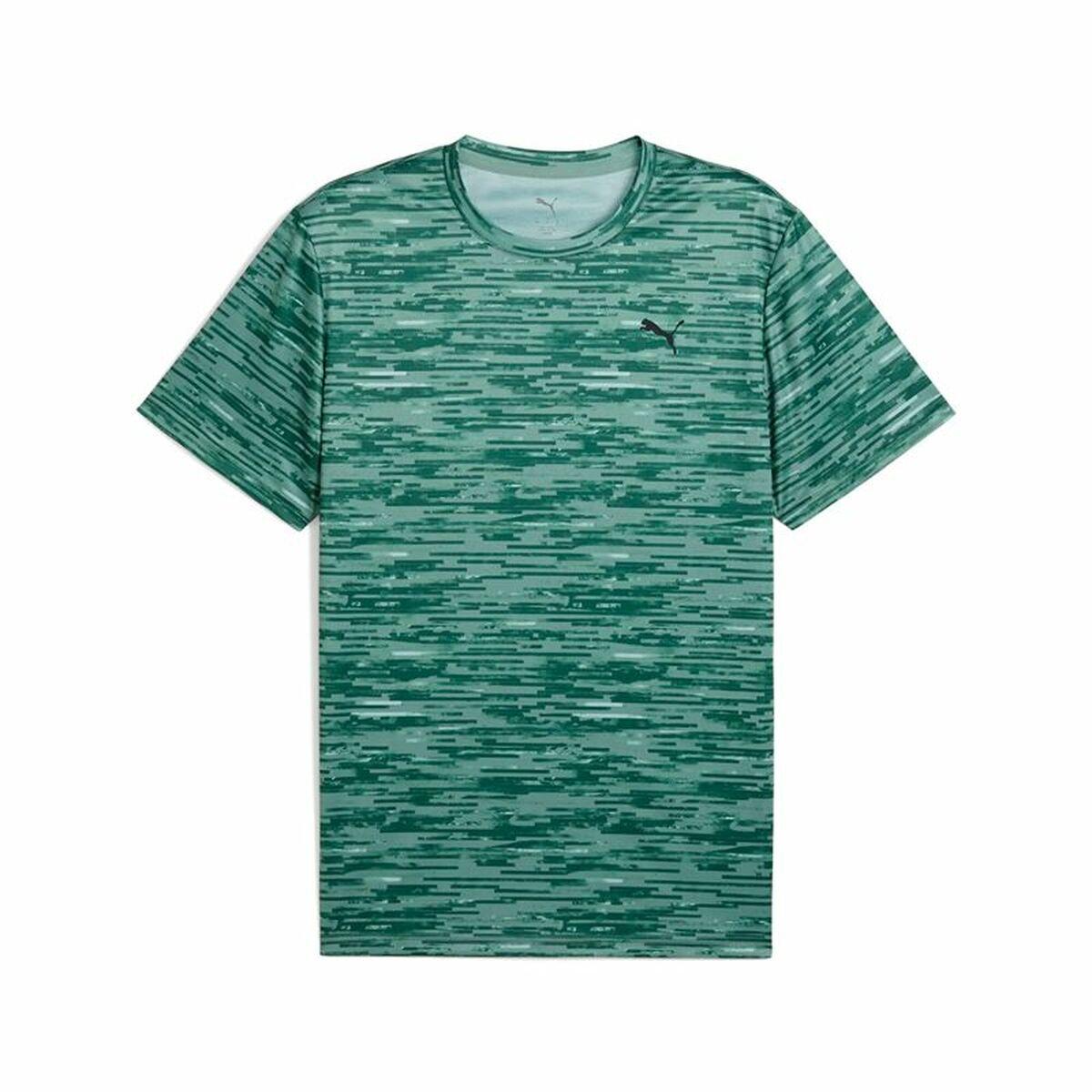 Puma Tad Essentials kortærmet T-shirt til mænd - Grøn/Blå, str. L