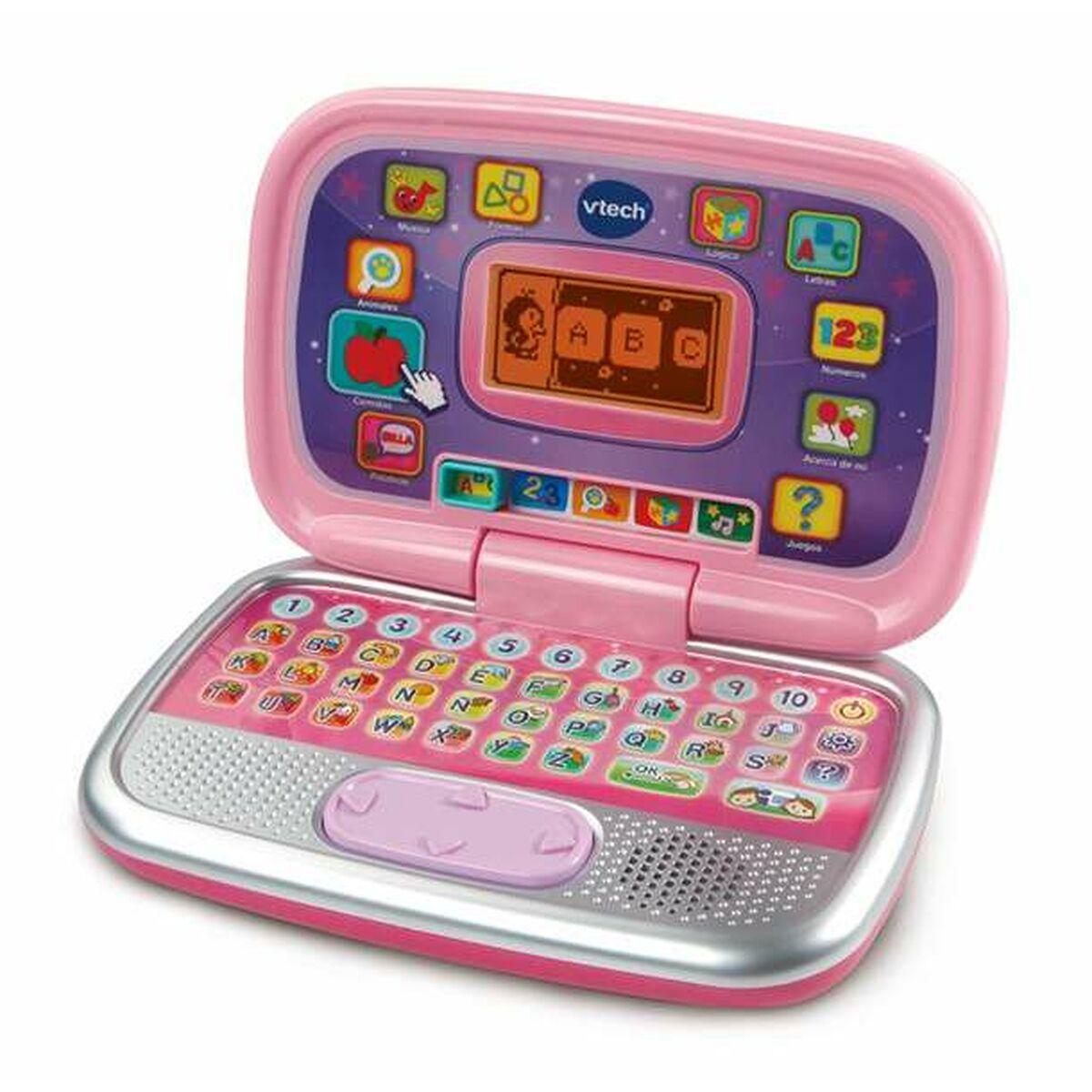 Legetøjscomputer Vtech Diverpink PC ES 24 x 16 x 6 cm