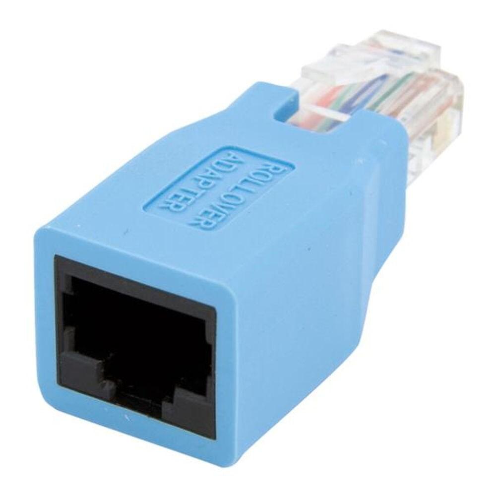 Netværksadapter RJ45 rollover - Startech, blå