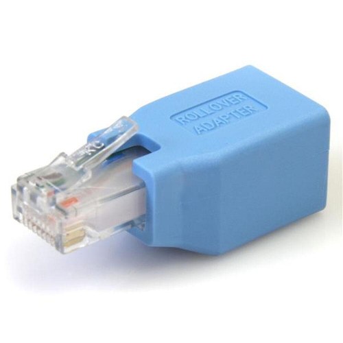 Netværksadapter RJ45 rollover - Startech, blå