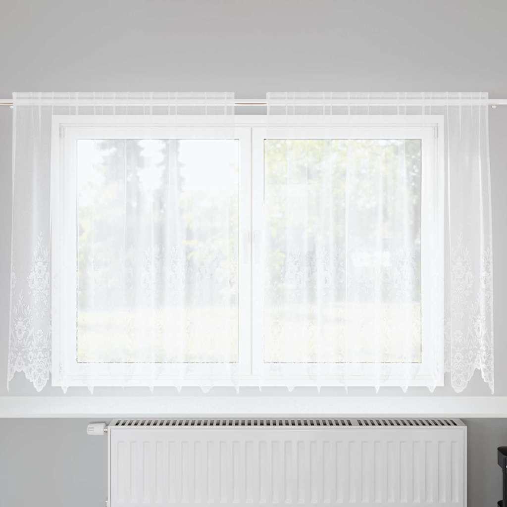 Gardiner med gardiner Hvid 500x100cm Polyester billede