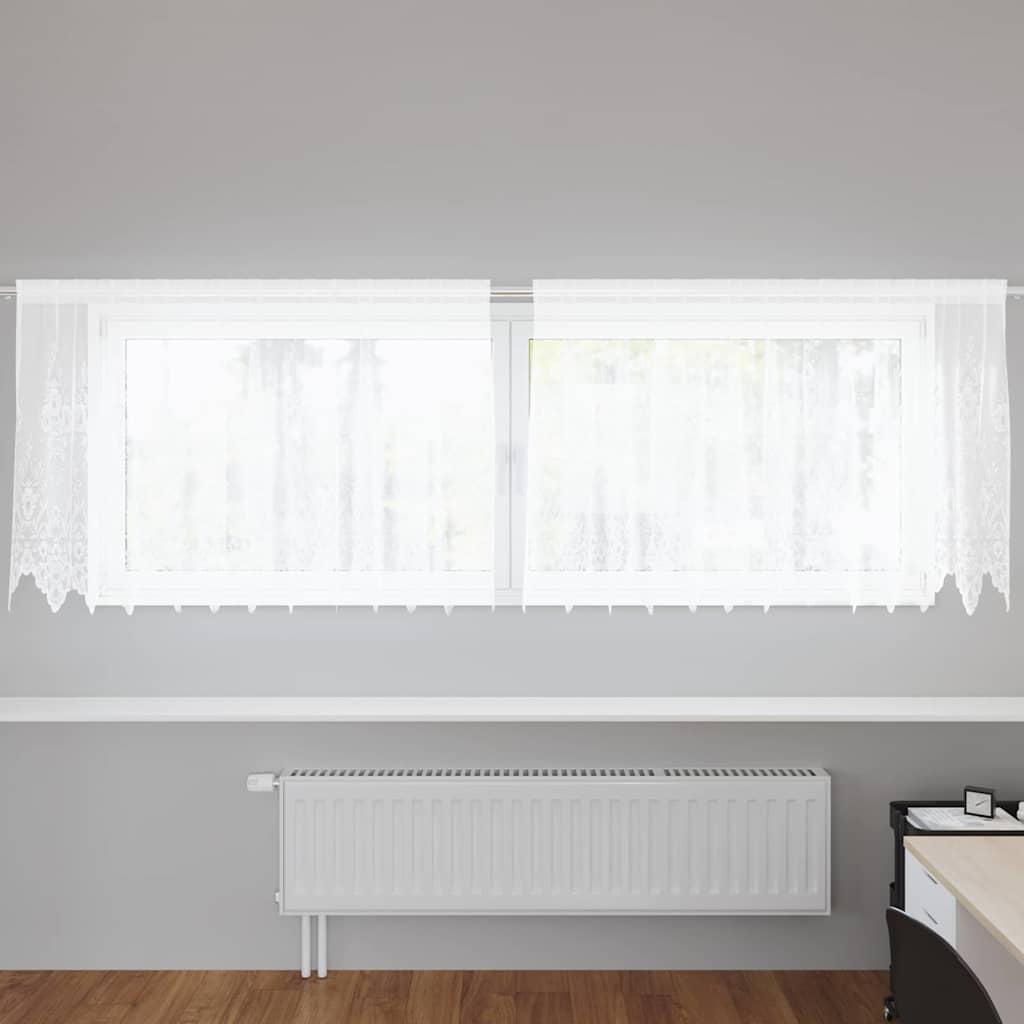 Gardiner med gardiner Hvid 300 x 100 cm Polyester