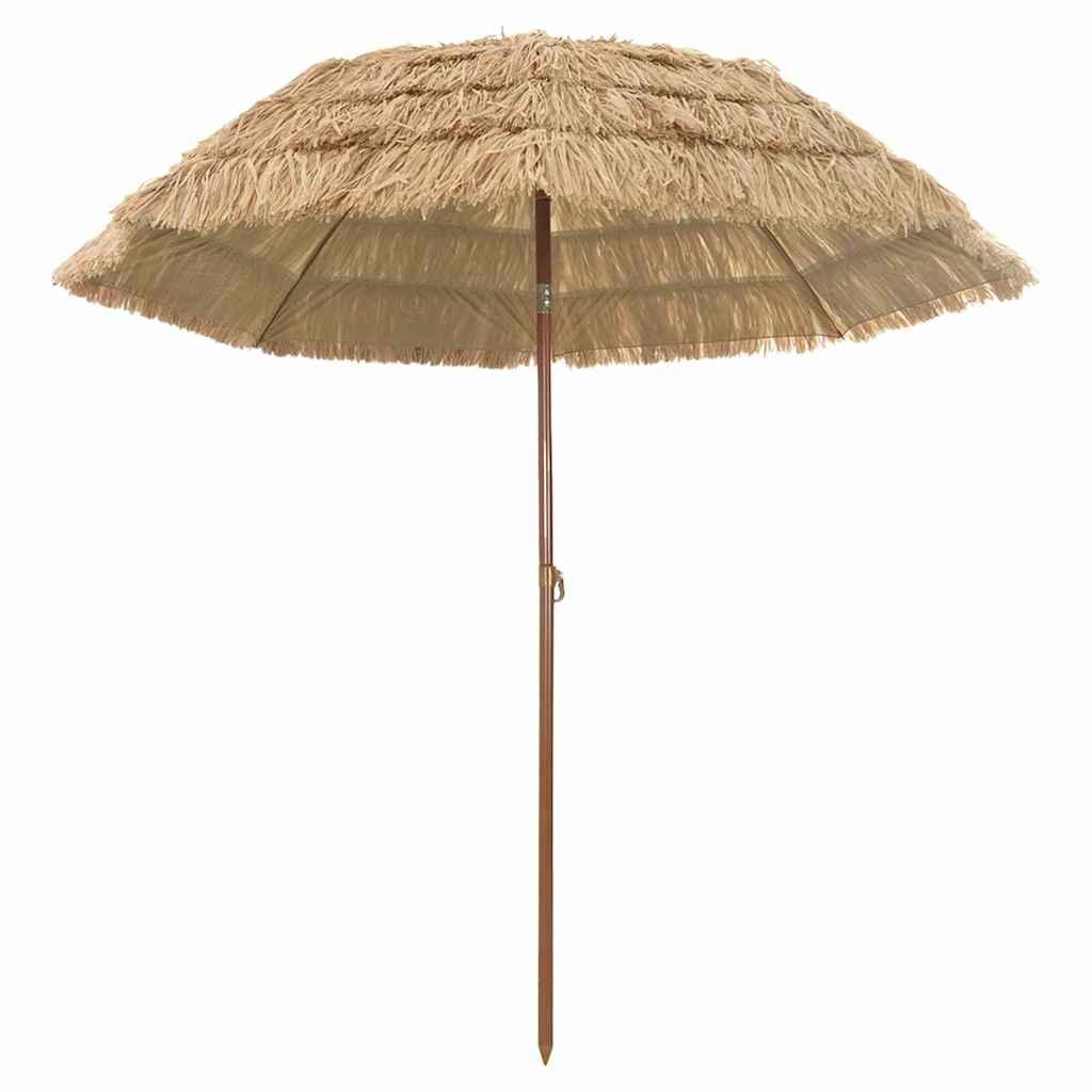 Strand Parasol Brun Ø 206 x 209.5 cm Stål