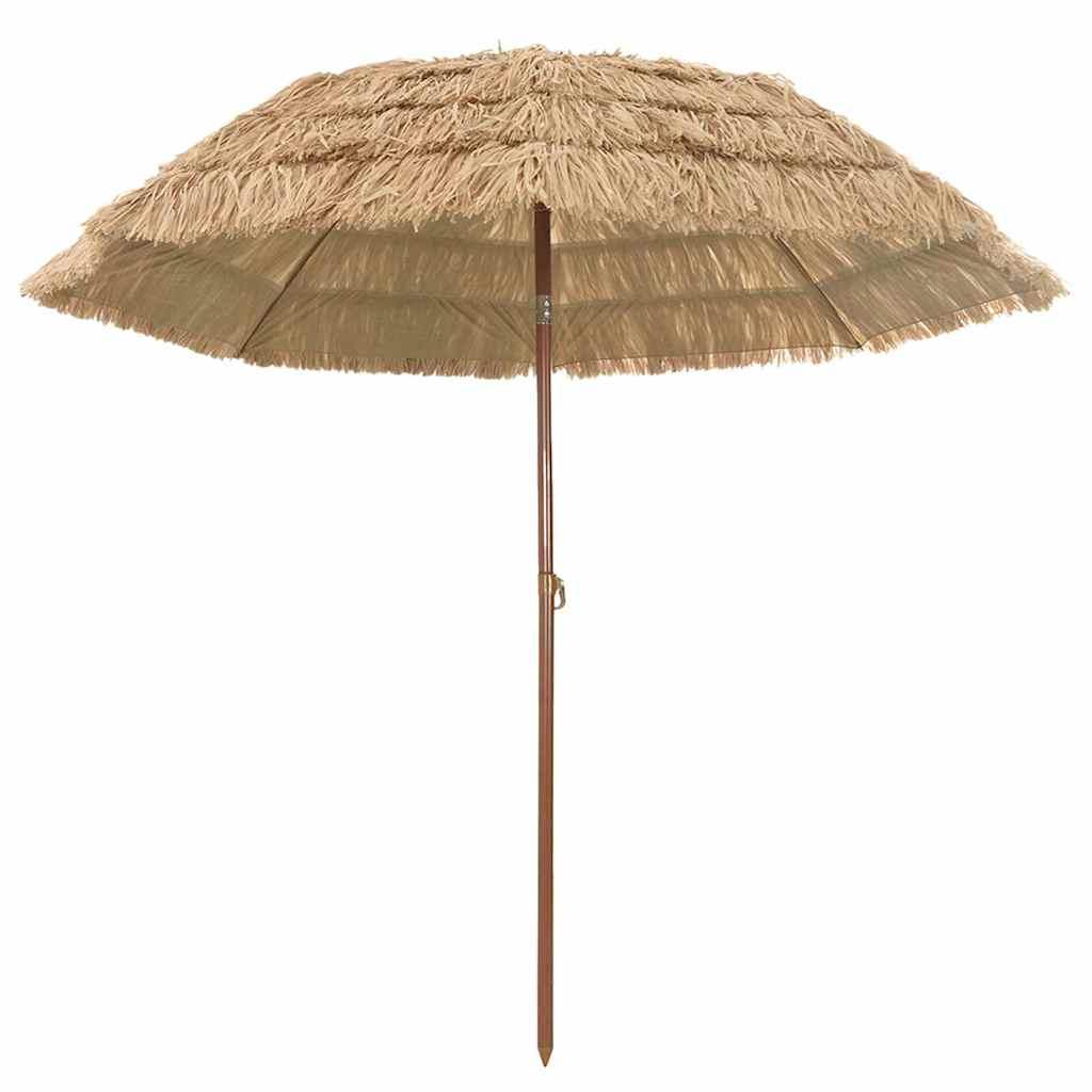 Strand Parasol Brun Ø 265 x 267 cm Stål
