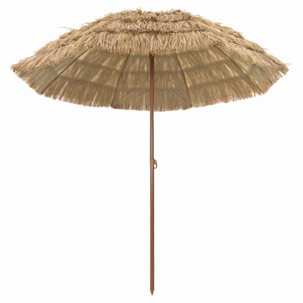 Strand Parasol Brun Ø 206 x 209.5 cm Stål