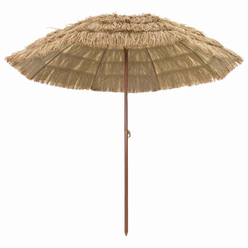 Strand Parasol Brun Ø 265 x 267 cm Stål