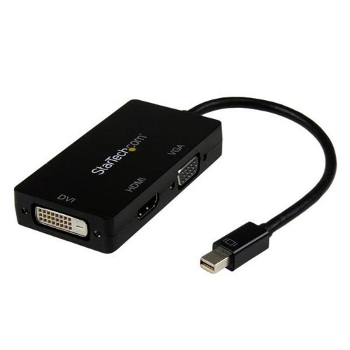 HDMI adapter Startech Mini DisplayPort til HDMI/DVI/VGA, 1920 × 1200, 15 cm, sort