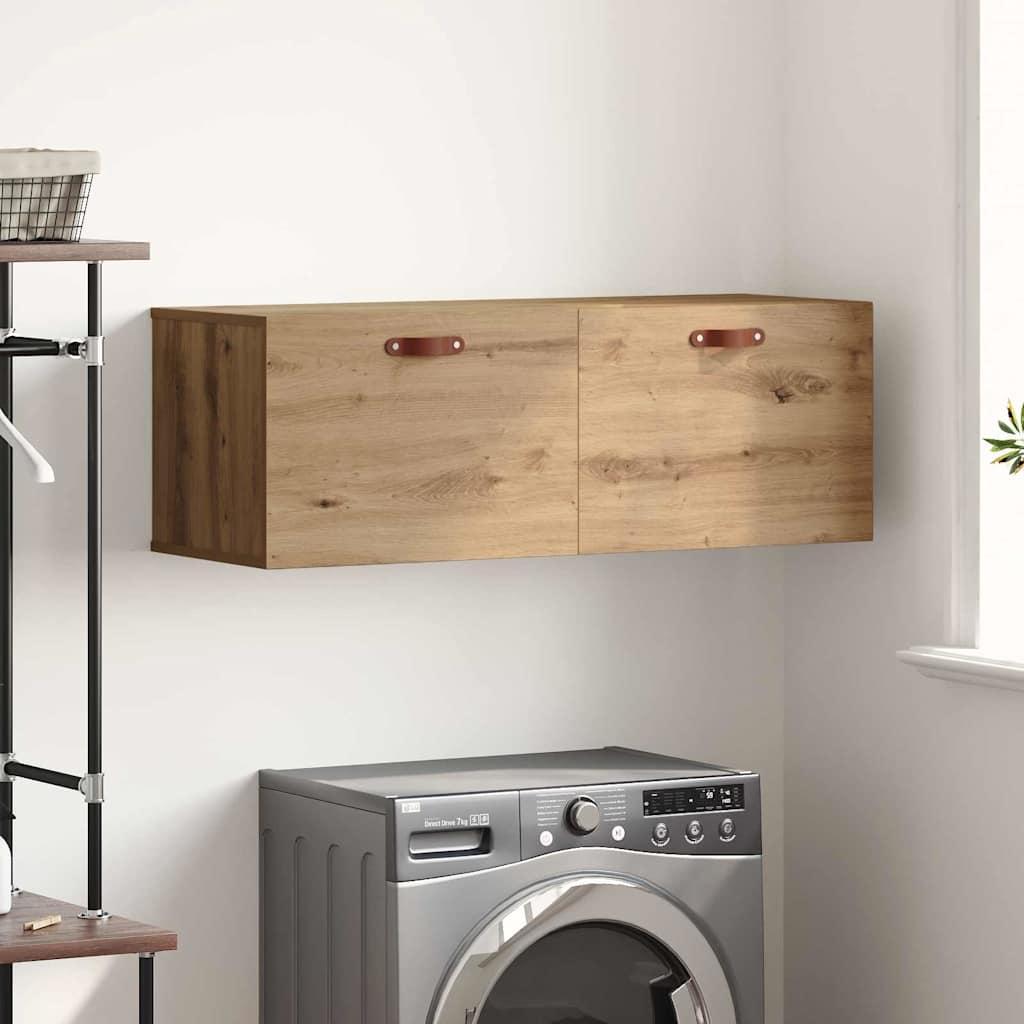 Vægskab artisan eg 100 x 36.5 x 35 cm Konstrueret træ billede