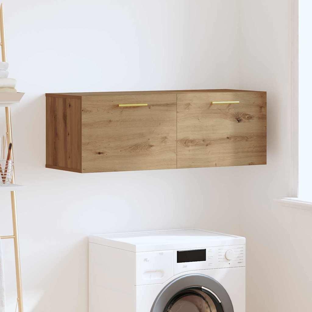 Vægskab artisan eg 100 x 36.5 x 35 cm Konstrueret træ billede