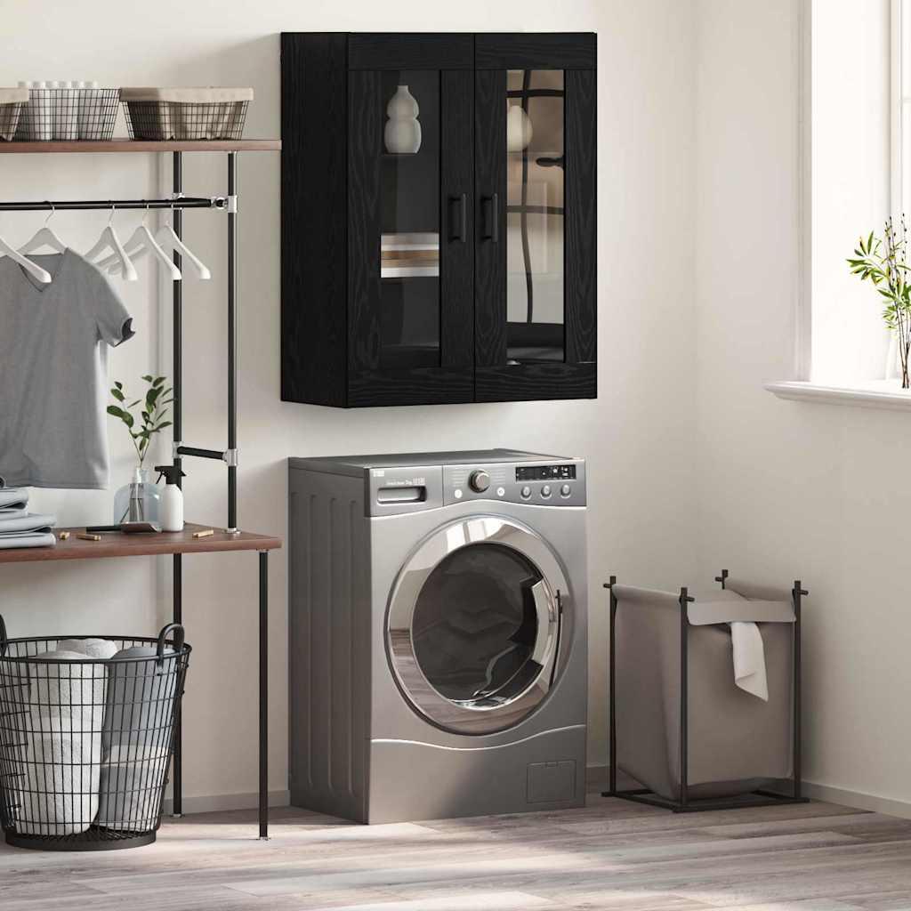 Sideboard Sort 69.5 x 34 x 90 cm Konstrueret træ