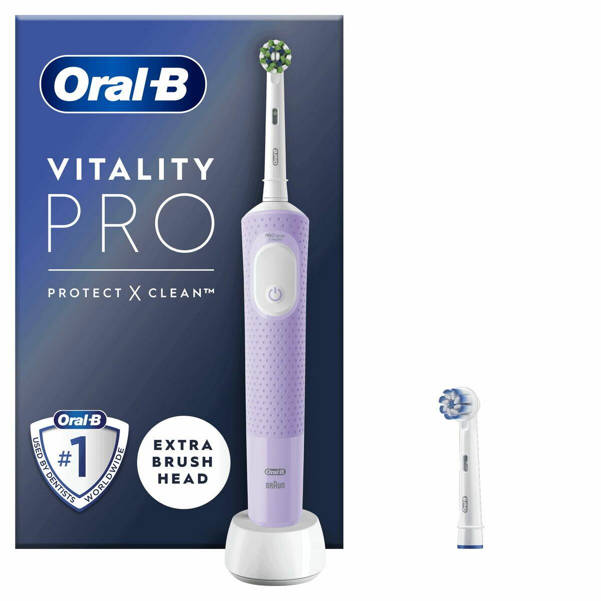 Oral-B Vitality Pro elektrisk tandbørste - Lilla/Violet (EU-stik) billede