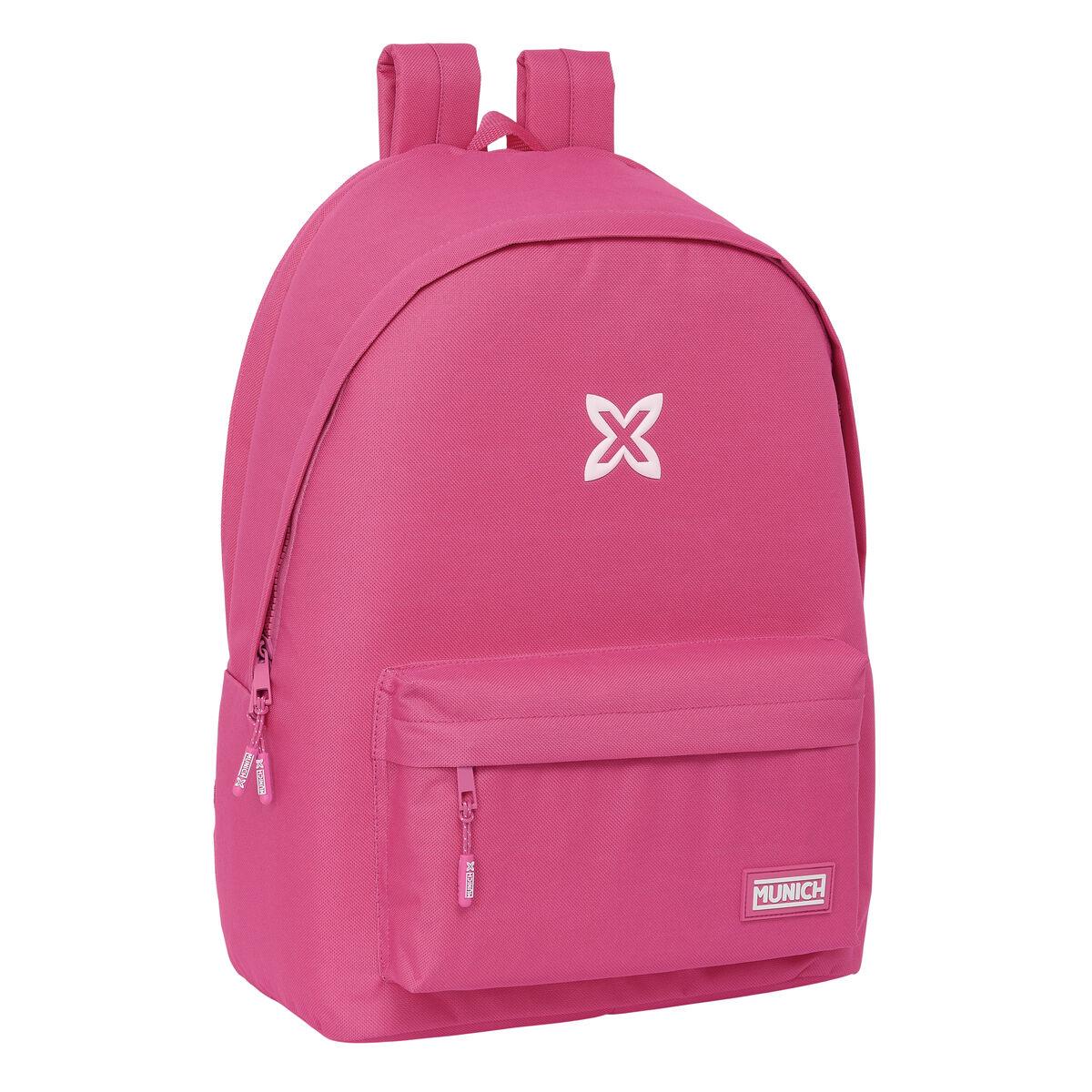 Munich Basic laptop-rygsæk - fuchsia, 31 × 44 × 18 cm