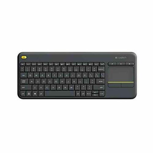 Logitech trådløst tastatur med touchpad 920-007137 - Sort, spansk QWERTY