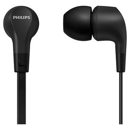 Philips in-ear høretelefoner med mikrofon - Sort (3,5 mm)