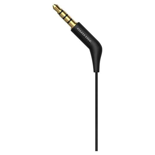 Philips in-ear høretelefoner med mikrofon - Sort (3,5 mm)
