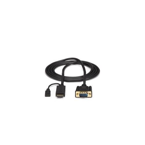 HDMI-kabel Startech - HDMI til VGA med mikro-USB, 0,9 m