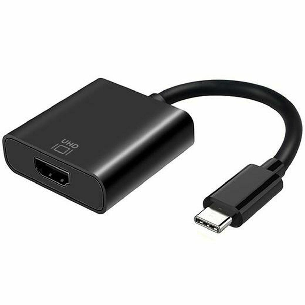 Aisens USB-C til HDMI adapterkabel 15 cm - 4K (A109-0344)