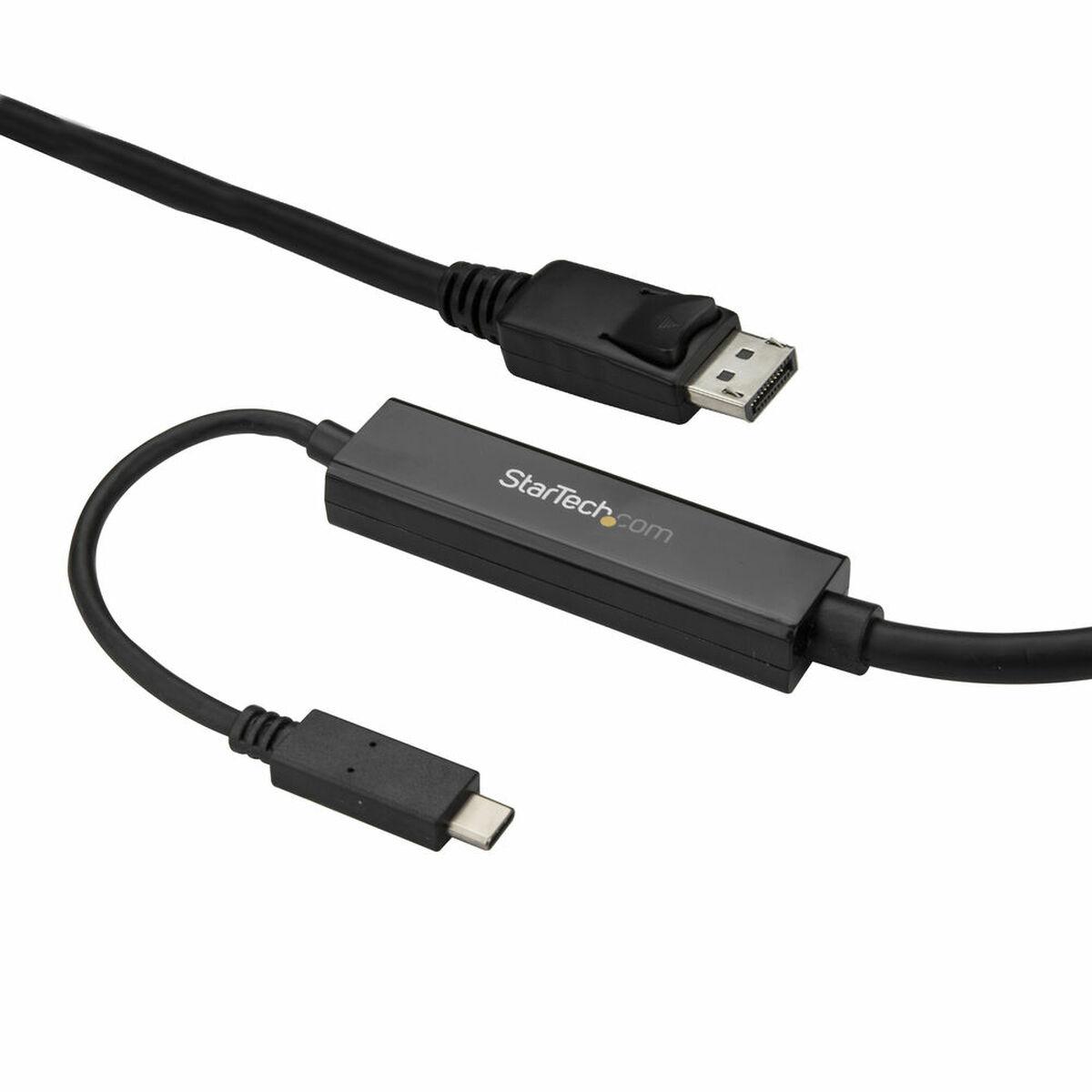 Startech USB-C til DisplayPort kabeladapter 3 m - Sort