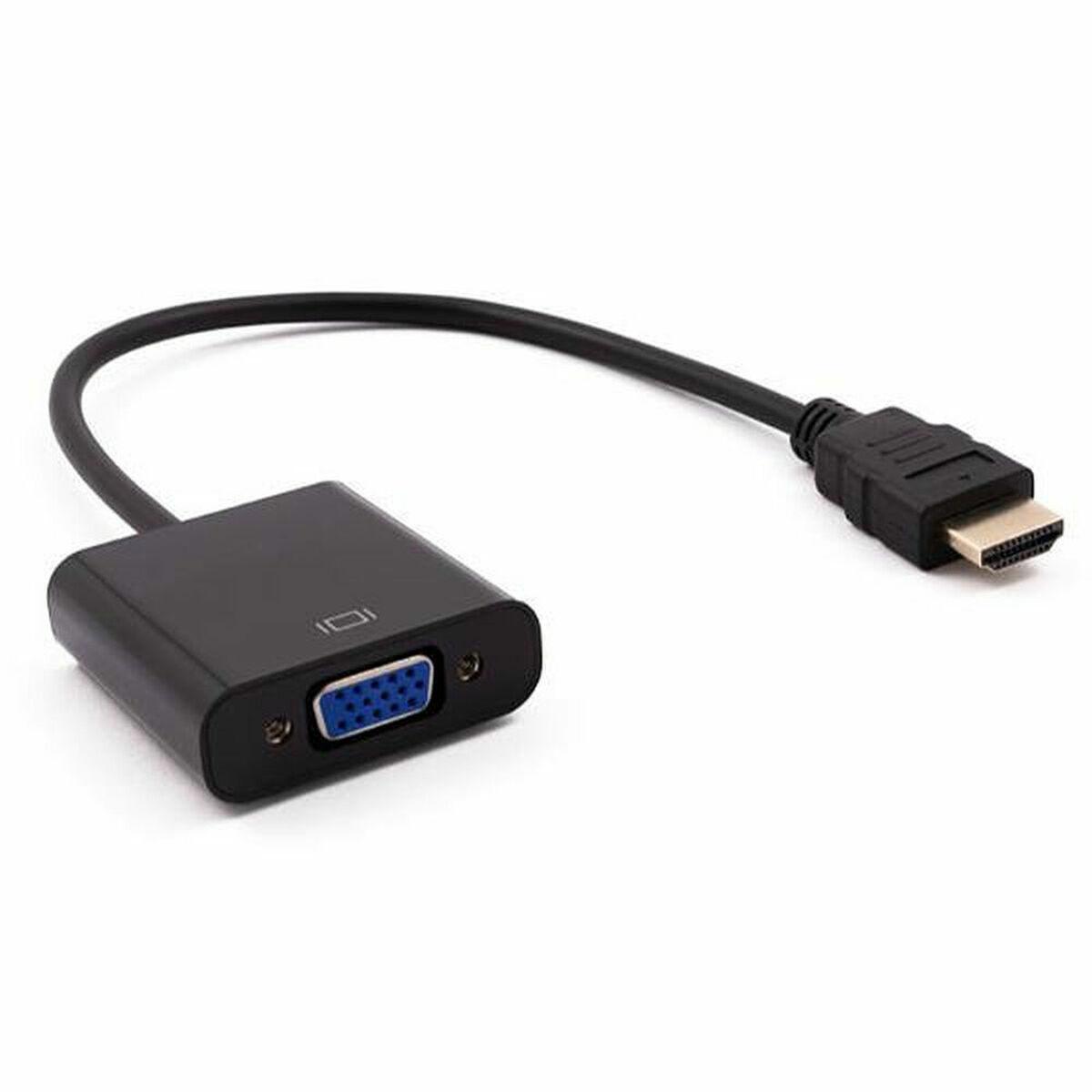 Nilox HDMI til VGA adapterkabel 15 cm - Sort