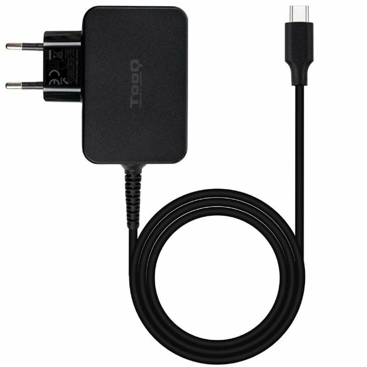USB-C oplader til laptop TooQ 45 W GaN (Power Delivery)